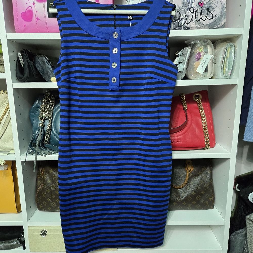 Premise Dresses Striped Mini Dress With Pockets